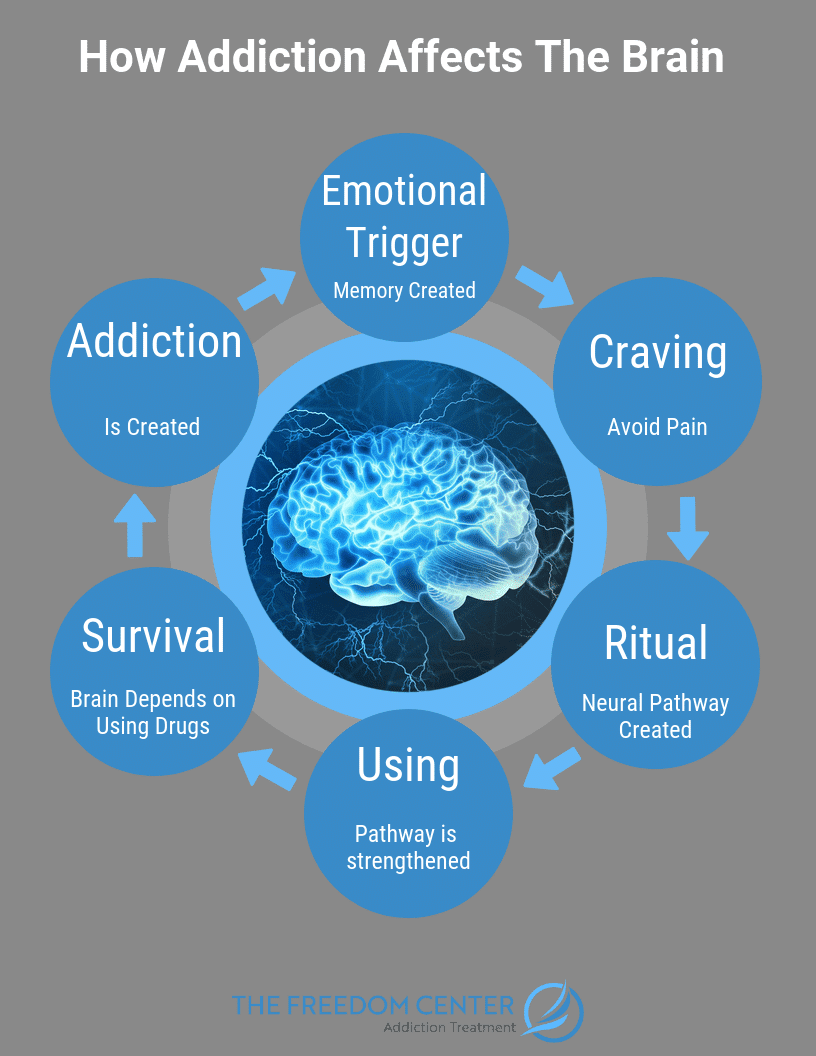 Effects of addiction on cognitive function