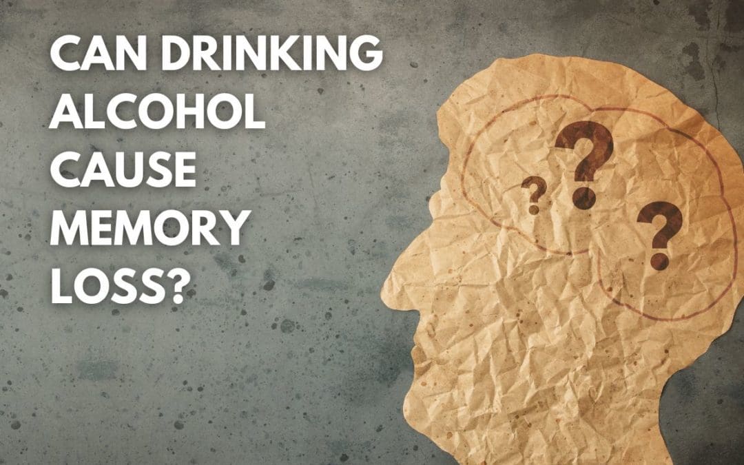 Side profile of a person with a worried expression, contemplating the connection between alcohol consumption and memory loss.
