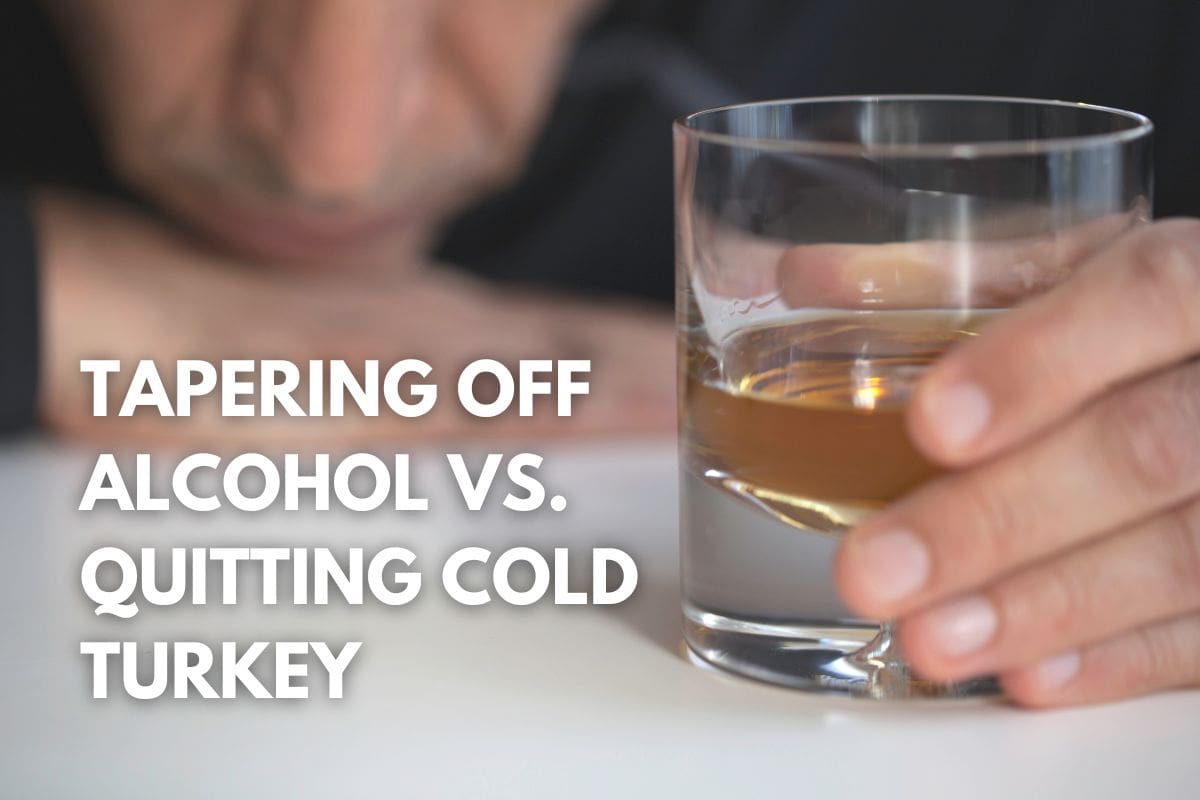 how to taper off alcohol or quit alcohol cold turkey.